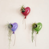IMPERFECT Large Ceramic Helium Heart Balloons
