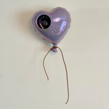 IMPERFECT Large Ceramic Helium Heart Balloons