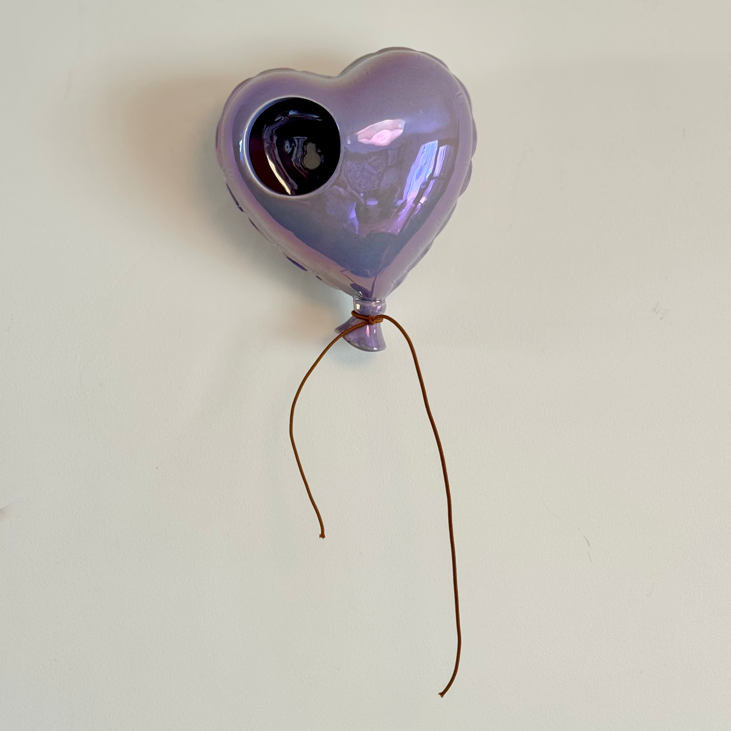 IMPERFECT Large Ceramic Helium Heart Balloons