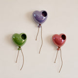 IMPERFECT Small Ceramic Heart Helium Balloons