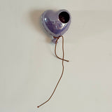 IMPERFECT Small Ceramic Heart Helium Balloons
