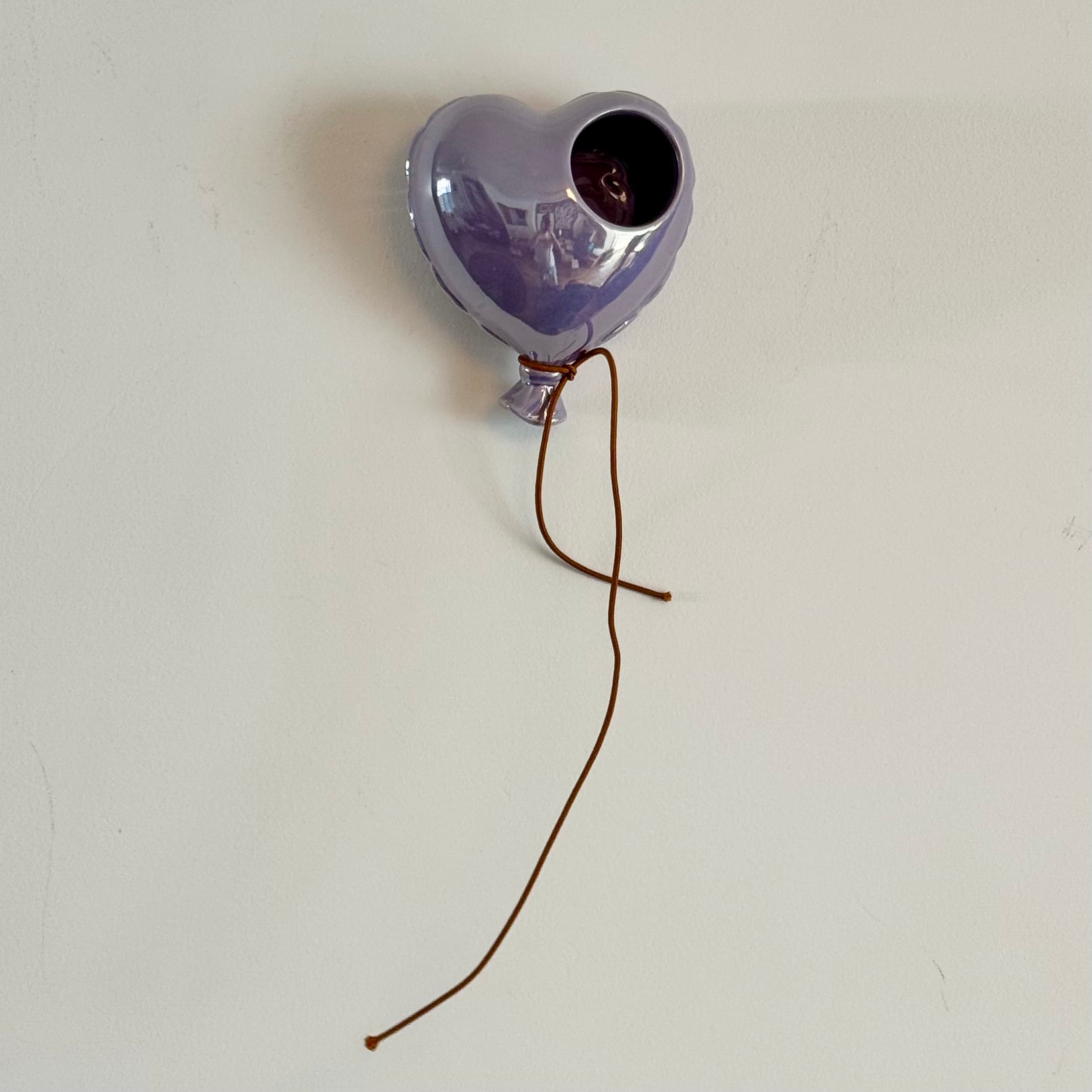 Small Ceramic Heart Helium Balloons