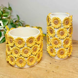 Ceramic Sunflower Pot