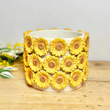 Ceramic Sunflower Pot