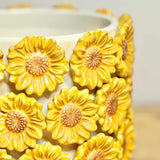 Ceramic Sunflower Pot