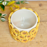 Ceramic Sunflower Pot