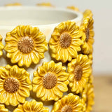 Ceramic Sunflower Pot