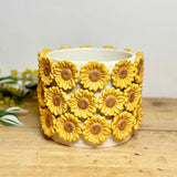 Ceramic Sunflower Pot