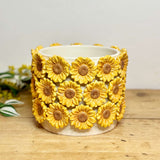 Ceramic Sunflower Pot