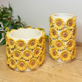 Ceramic Sunflower Pot