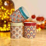 Set of 3 Fleur de Lys Pots