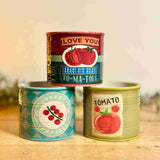 Set of 3 Ceramic Retro Tomato Pots