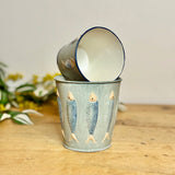 Pair of Metal Fish Pots