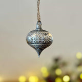 Set of 8 Tarnished Silver Finials