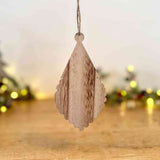 Hanging Golden Santa