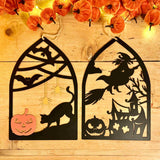 Hanging Spooky Metal Windows