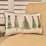 Beaded Five Trees Cushion