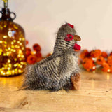 Fluffy Brown Hen Door Stop