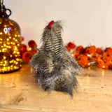 Fluffy Brown Hen Door Stop