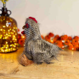 Fluffy Brown Hen Door Stop