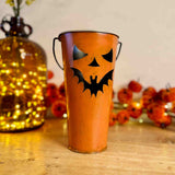 Metal Pumpkin Bucket