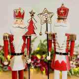 Pair of Metal Christmas Soldiers