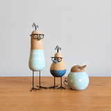 Set of 3 Polkadot Birds