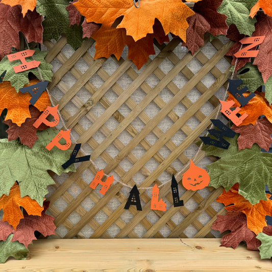 Metal Happy Halloween Bunting