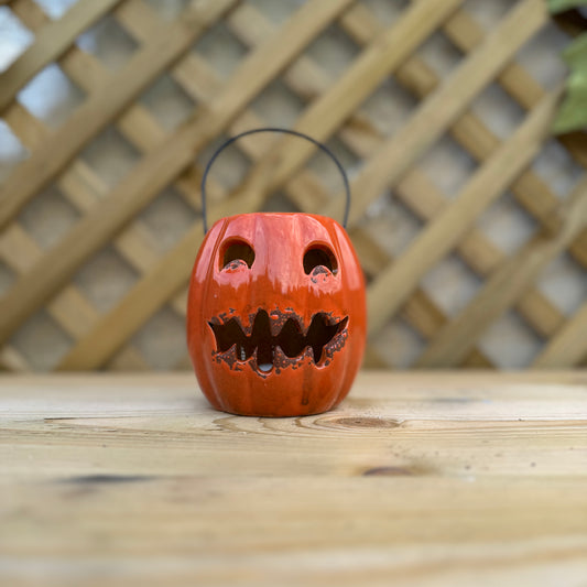 Ceramic Pumpkin Lantern