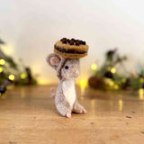 Felt Mouse with Cookie