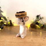 Felt Mouse with Cookie