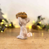 Felt Mouse with Cookie