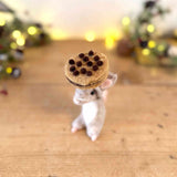 Felt Mouse with Cookie