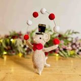 Felt Juggling Circus Mouse
