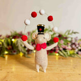 Felt Juggling Circus Mouse