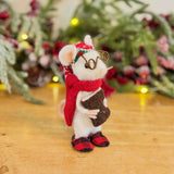 Felt Bedtime Mouse in Pyjamas
