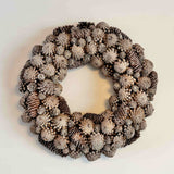 Frosted Pinecone Wreath