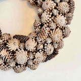 Frosted Pinecone Wreath