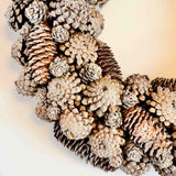 Frosted Pinecone Wreath
