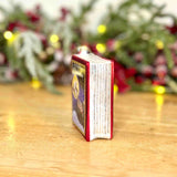 Glass Christmas Fairytale Book Bauble