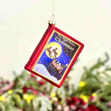 Glass Christmas Fairytale Book Bauble