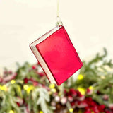 Glass Christmas Fairytale Book Bauble