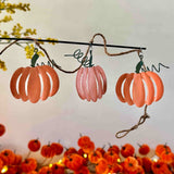 Metal Pumpkin Garland