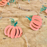 Metal Pumpkin Garland