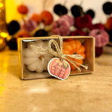 Pair of Pumpkin Candles