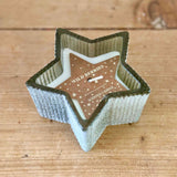 Large Glass Star Wild Berry Candle