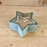 Small Wild Berries Glass Star Candle