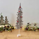 Tall Grey Felt Christmas Tree