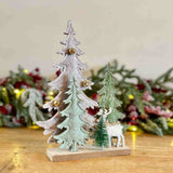 Felt Woodland Trees Scene
