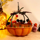 Large Metal Pumpkin Basket